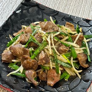 楽ラク手抜キッチン🐶🐾の作ってみた!投稿(味付け最強《砂肝のレバニラ炒め風》お酒もご飯もすすむ)