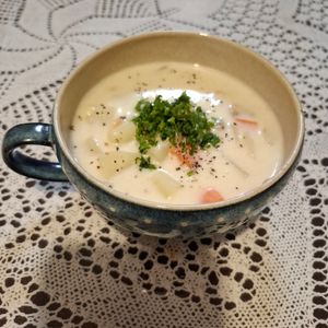 フェビアンの作ってみた!投稿(クラムチャウダー)