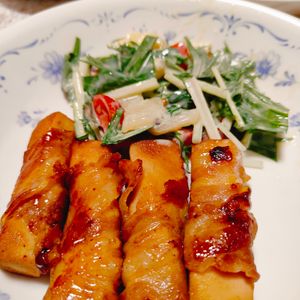 Jennyの作ってみた!投稿(しみ旨がたまらん♡高野豆腐deてりやき風豚バラ巻き♡)