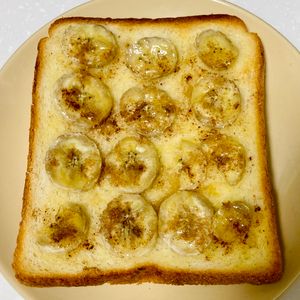 Kの作ってみた!投稿(シナモンバナナトースト)