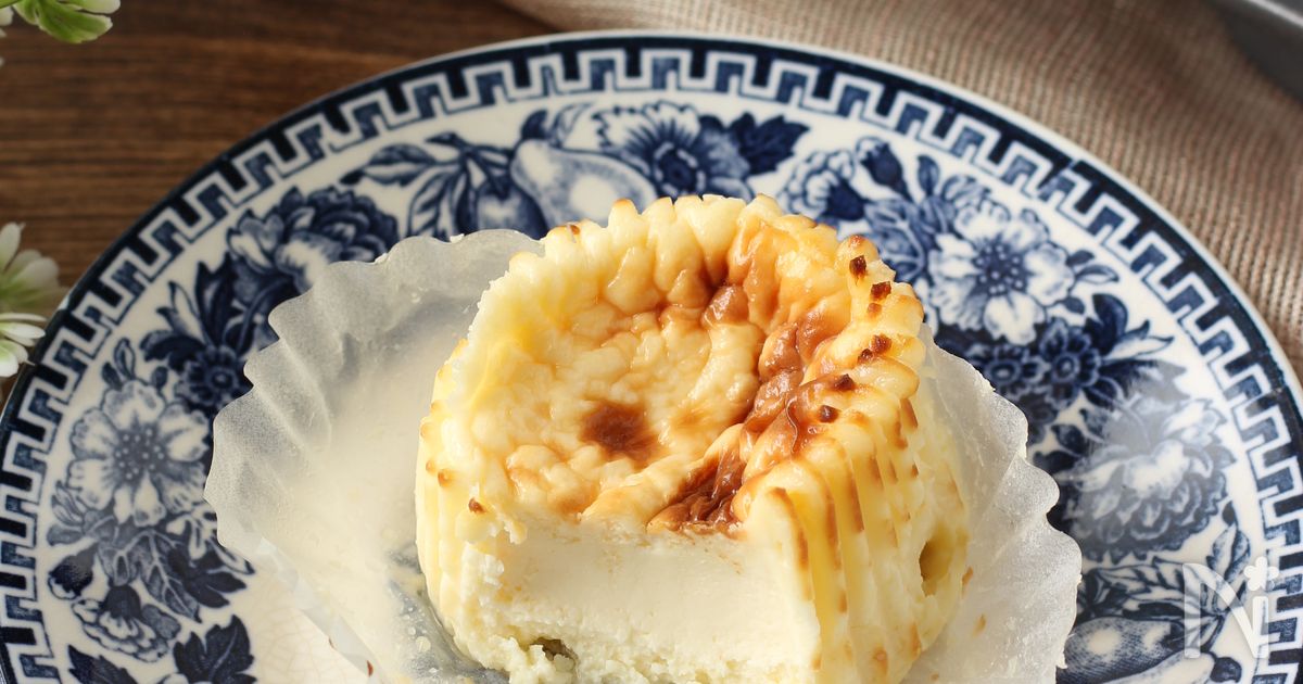 マフィン型で焼く【生チョコチーズケーキ】悶絶必至の自信作