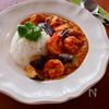 【海老となすのトマトカレー】ルウなしで、ちょっと贅沢カレーの工程9