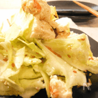 【70Kcal】春キャベツとくずし豆腐のやみつきサラダ♪