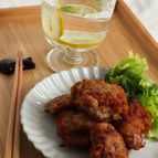 納豆とれんこんの揚げ団子