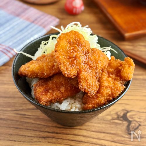 ここぞの日に作りたい！甘辛【鶏むねのたれカツ丼】