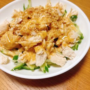 し☆の作ってみた!投稿(【レンジで簡単！しっとりささみのタレ旨！棒棒鶏】これは旨い！)