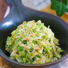 大人気！キャベツの無限ごまだれサラダ｜子ども喜ぶ♪作り置きに