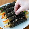 野菜のコマキンパ(韓国風ミニのり巻き)の工程5