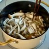 からだにやさしい♡みつば香るしめじと豆腐のすまし汁の工程3