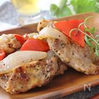 にんにく香る、豚肉のソテー