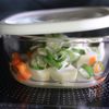 レンジで出来る⭐︎ホクホクねぎ塩さといもの工程3