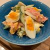 ひょうちゃんの作ってみた!投稿(和えるだけで美味♪「大人のカニカマタルタルサラダ」)