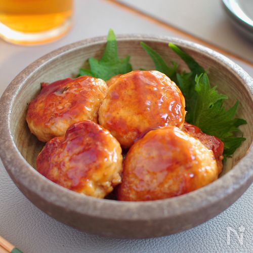 豆腐とれんこん入り！ヘルシー照り焼きつくね