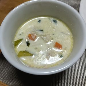 ハシガミダイコウの作ってみた!投稿(野菜たっぷり♡旨味もたっぷり『ツナのクリームスープ』)