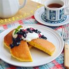 もち麦入りパンケーキ＊腸活&カサ増しに！