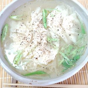 M＊Pの作ってみた!投稿(【エビ餃子塩ラーメン】冷凍餃子活用で簡単おうちラーメン♪)