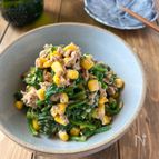 子供が喜ぶ！ほうれん草とツナの胡麻マヨ和え