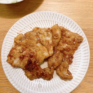 ちちうえ@料理に目覚めたパパ🥹の作ってみた!投稿(【豚ロースごまニンニク味】ご飯がすすむ！柔らかさにびっくり！)