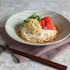 ツナカレーマヨのぶっかけそうめん