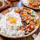 【おうち調味料×10分】「夏野菜ガパオライス」めちゃうま簡単！夏休みランチにもぴったり♪