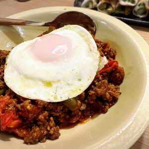 ryocoの作ってみた!投稿(【ワンパン♪トマトとピーマンのタコライス風丼】子供爆食♡︎)