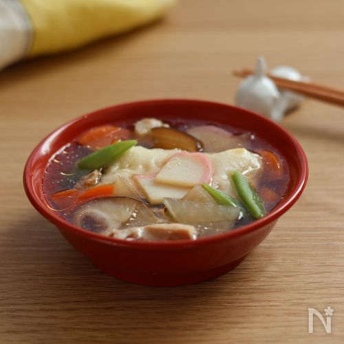 【白だしで簡単お雑煮】朝ごはんにも、スープジャー補食にも!