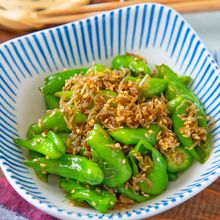 【ししとうとちりめんじゃこの甘辛炒め】ご飯もビールも進む！