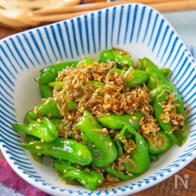 【ししとうとちりめんじゃこの甘辛炒め】ご飯もビールも進む!