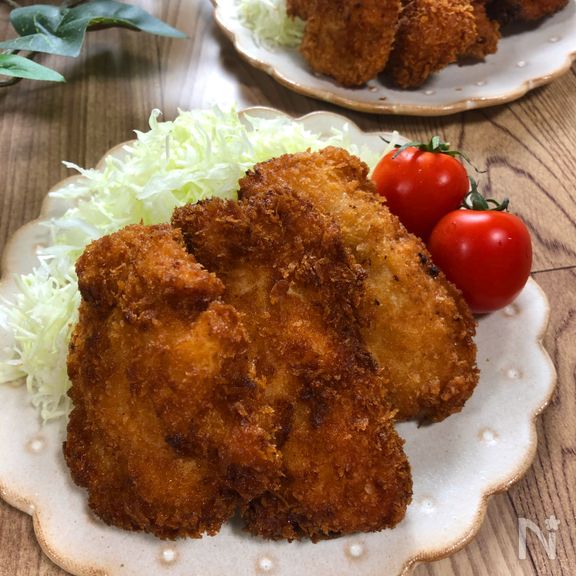 下処理で差がつく！柔らかジュ～シ～♡鶏むね肉のチキンカツ