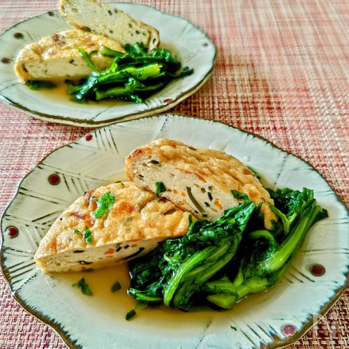 【がんもどきと春菊のあんかけ煮】10分で美味しい。