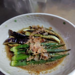 646469の作ってみた!投稿(【茄子とオクラの胡麻つゆお浸し】夏に食べたいさっぱり副菜♬︎)
