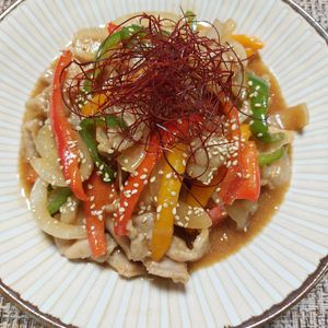 よっこの作ってみた!投稿(秒で惚れ込む♡定食屋さんの生姜焼き)