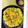 チョロリスの作ってみた!投稿(【ブロッコリーのチーズチヂミ】茎も一緒に！野菜のおつまみ♪)