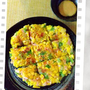 チョロリスの作ってみた!投稿(【ブロッコリーのチーズチヂミ】茎も一緒に！野菜のおつまみ♪)