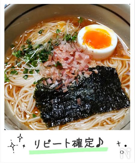ラーメン風そうめん作ってみた3