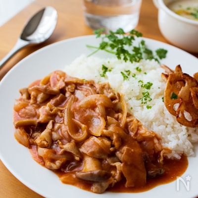 『ハッシュドポーク』味噌がコクと深みの隠し味!