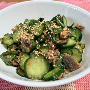 ゆっこの作ってみた!投稿(【サバ缶ときゅうりのさっぱり旨だれ和え】栄養満点◎5分副菜♪)