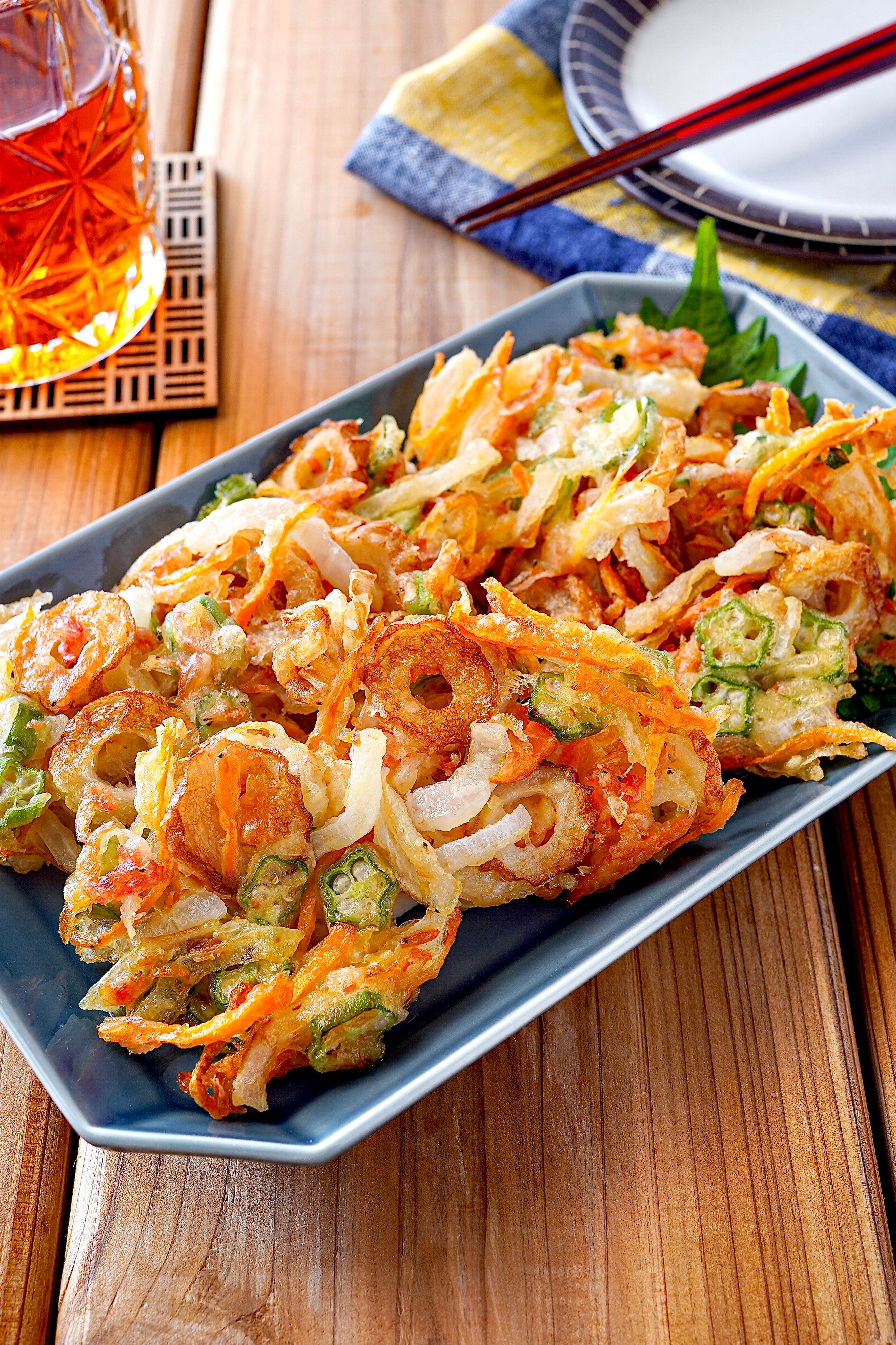 かき揚げフライ お野菜かき揚げ】丼ぶりや麺のお供に♪楽々かき揚げ♡ | レシピサイトNadia