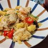ゆの作ってみた!投稿(【冷やご飯で作る簡単チキンパエリア】炒めて蒸すだけ!)