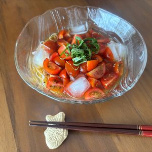 こむぎの作ってみた!投稿(【さっぱり爽やか】ゆかりトマトそうめん)