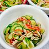 Momo♡の作ってみた!投稿(すぐでき！さっぱり美味しい『きゅうりとかにかまのごま酢和え』)