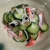 ゆっこの作ってみた!投稿(すぐでき！さっぱり美味しい『きゅうりとかにかまのごま酢和え』)