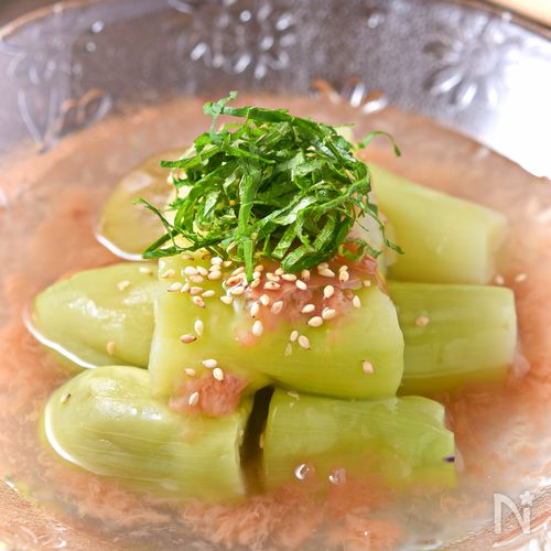 冷やし茄子の梅あんかけ│レンジで簡単♪さっぱり副菜
