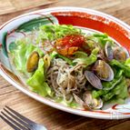 しらたき活用レシピ★『しらたきとキャベツのボンゴレ』