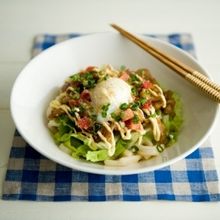 しょうが焼きのっけ冷やしうどん