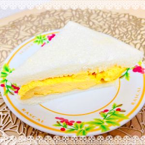 にゃ〜むずの作ってみた!投稿(お出汁たっぷり たまごサンドイッチ)