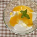 【100kcal】10分で＊ココナッツミルクプリン マンゴー