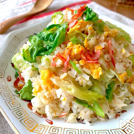 シャキふわ カニカマレタス炒飯 簡単にすぐ出来ます By おねこ レシピサイト Nadia ナディア プロの料理家のおいしいレシピ