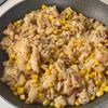 家族が喜ぶ!【とうもろこしとベーコンの香ばし炒飯】の工程3