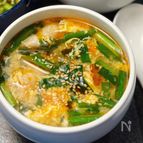【ピリ辛ニラたま豚汁】スタミナたっぷり！ご飯のおかずになる♪
